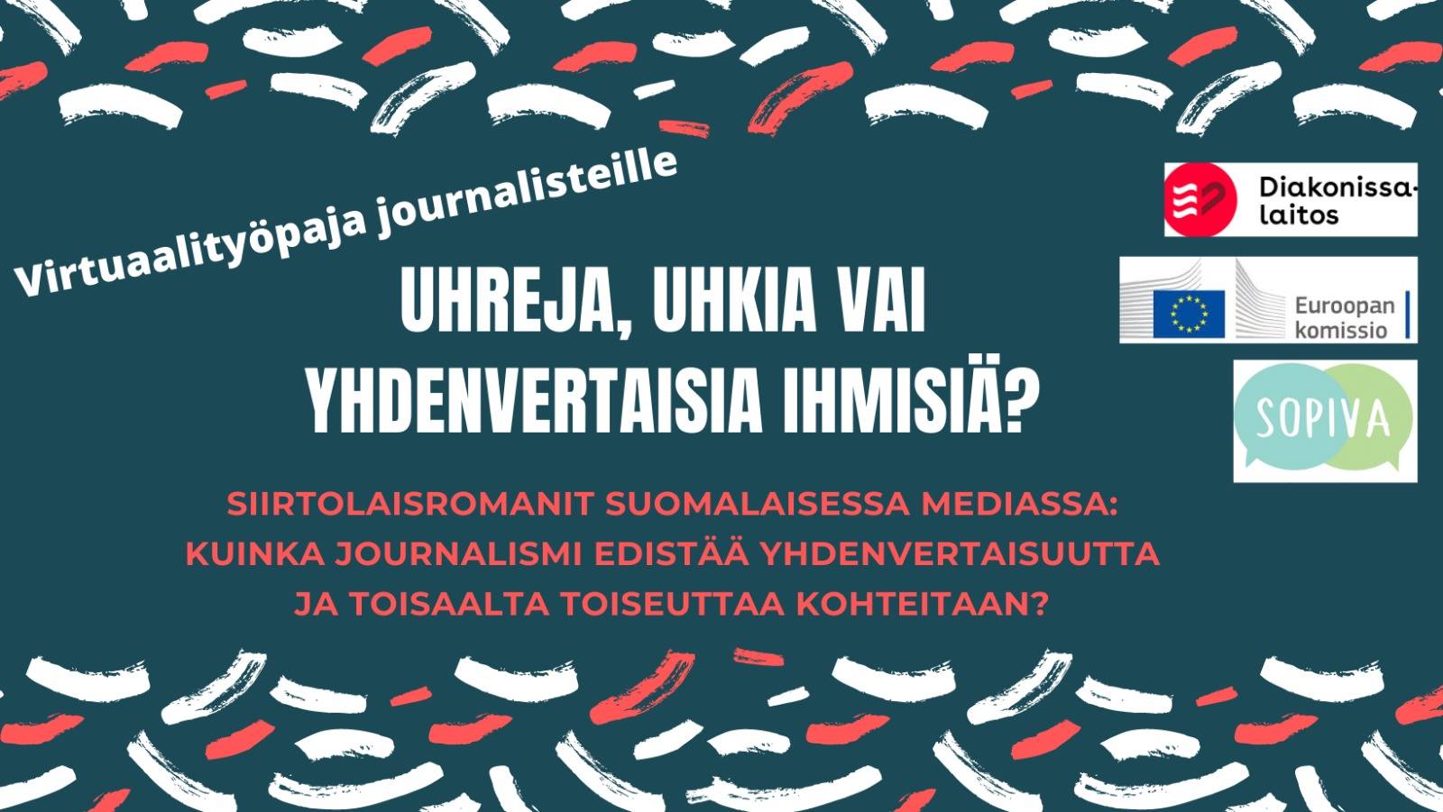 Virtuaalityöpaja toimittajille: Uhreja, uhkia vai yhdenvertaisia ihmisiä?